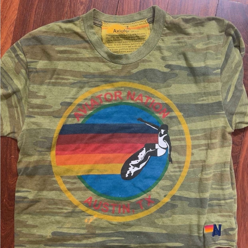 Aviator Nation Camo T-Shirt
